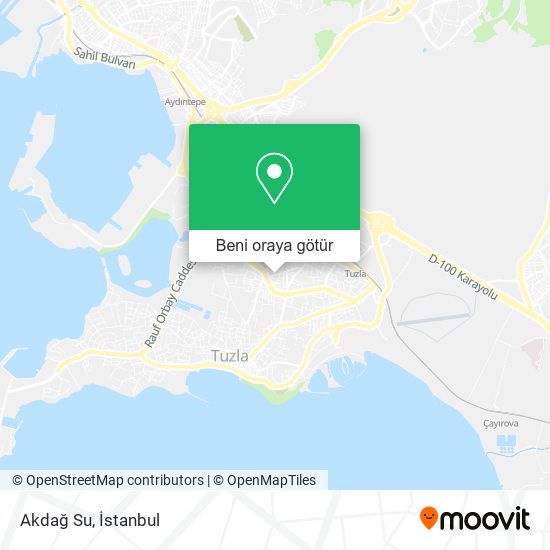 Akdağ Su harita