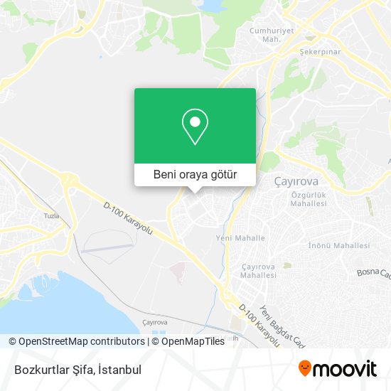 Bozkurtlar Şifa harita