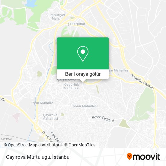 Cayirova Muftulugu harita