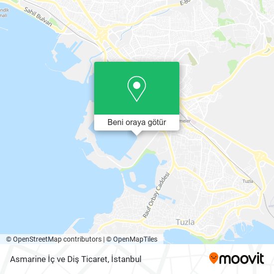 Asmarine İç ve Diş Ticaret harita
