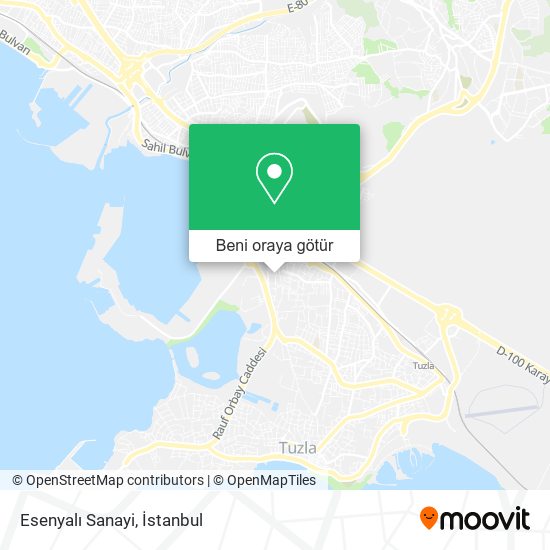 Esenyalı Sanayi harita