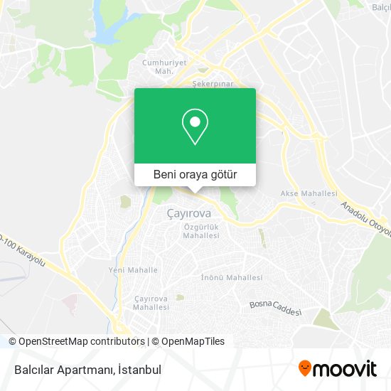 Balcılar Apartmanı harita