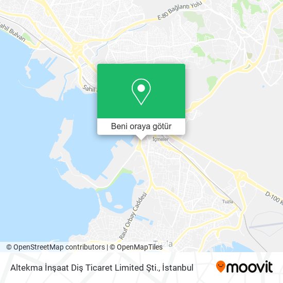Altekma İnşaat Diş Ticaret Limited Şti. harita