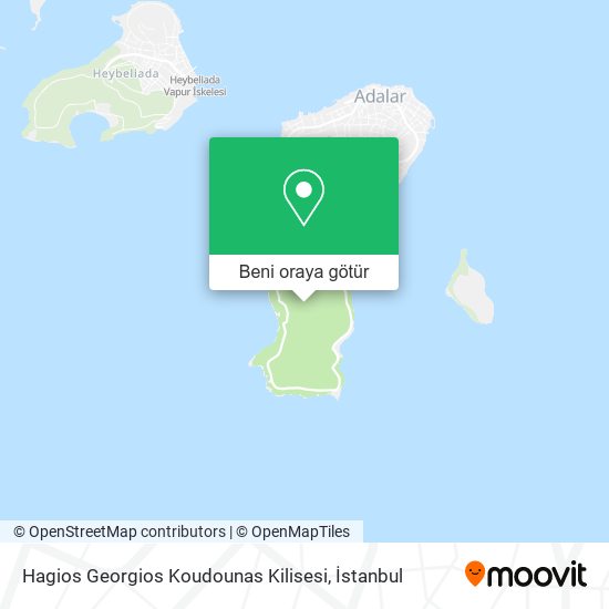 Hagios Georgios Koudounas Kilisesi harita