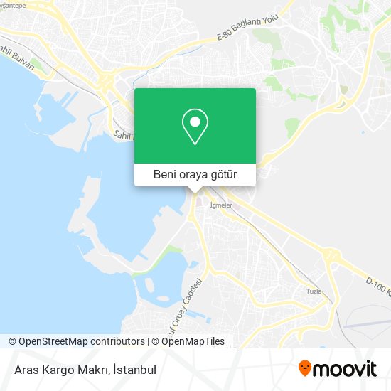 Aras Kargo Makrı harita