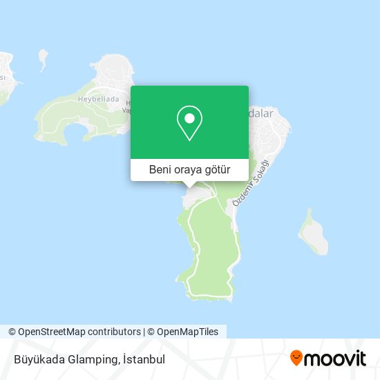 Büyükada Glamping harita