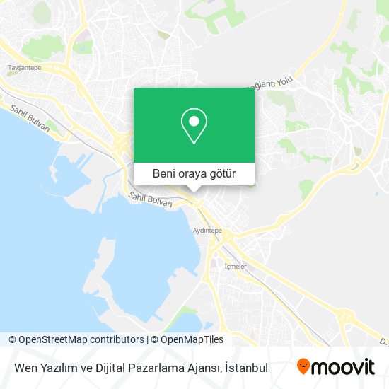 Wen Yazılım ve Dijital Pazarlama Ajansı harita