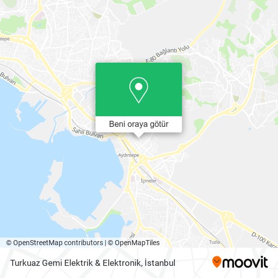 Turkuaz Gemi Elektrik & Elektronik harita