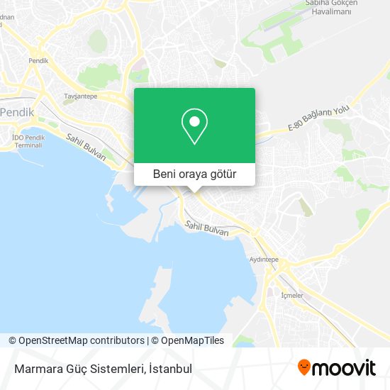 Marmara Güç Sistemleri harita