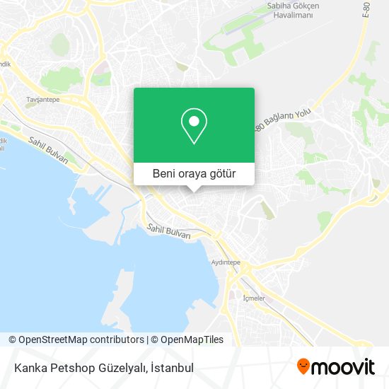 Kanka Petshop Güzelyalı harita