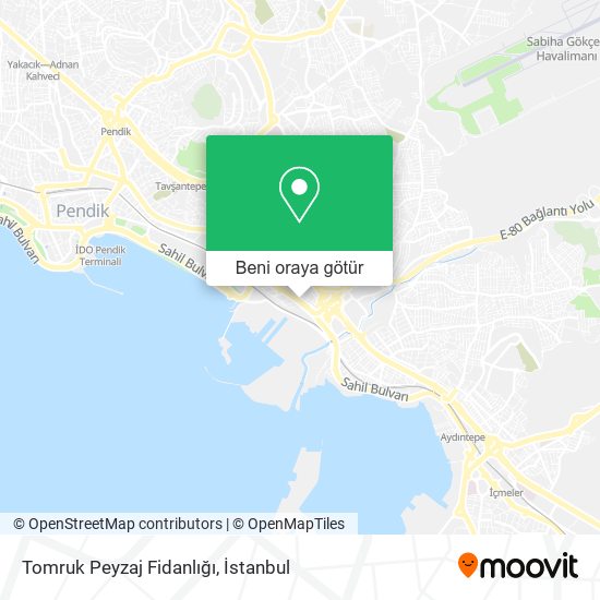 Tomruk Peyzaj Fidanlığı harita