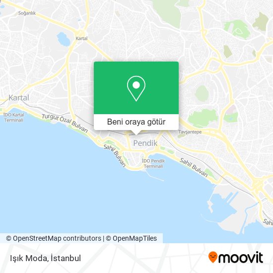 Işık Moda harita