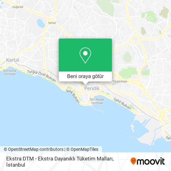 Ekstra DTM - Ekstra Dayanıklı Tüketim Malları harita