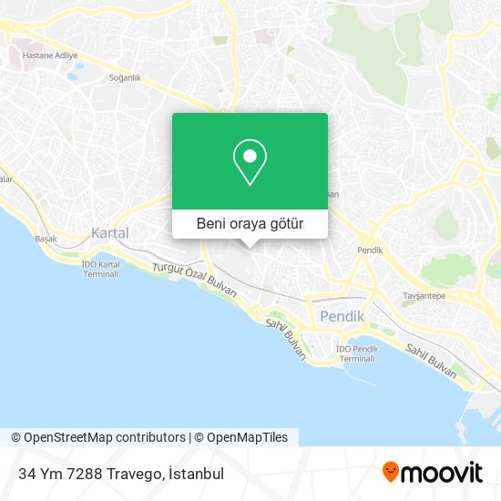 34 Ym 7288 Travego harita