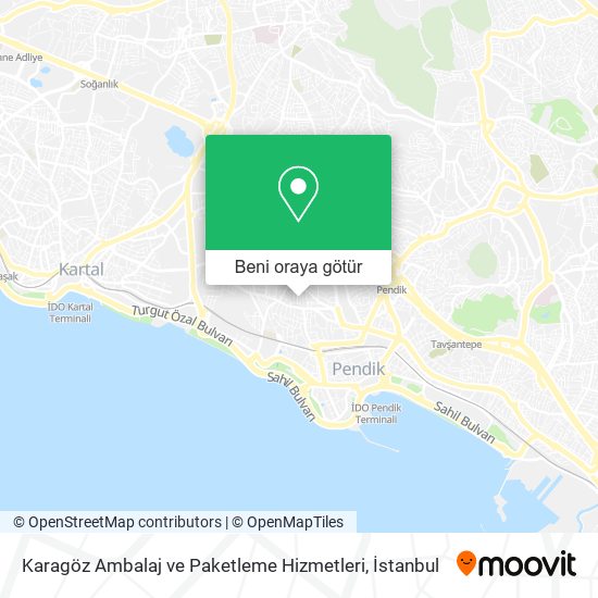 Karagöz Ambalaj ve Paketleme Hizmetleri harita
