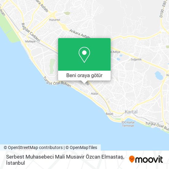 Serbest Muhasebeci Mali Musavir Özcan Elmastaş harita