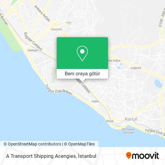 A Transport Shipping Acengies harita
