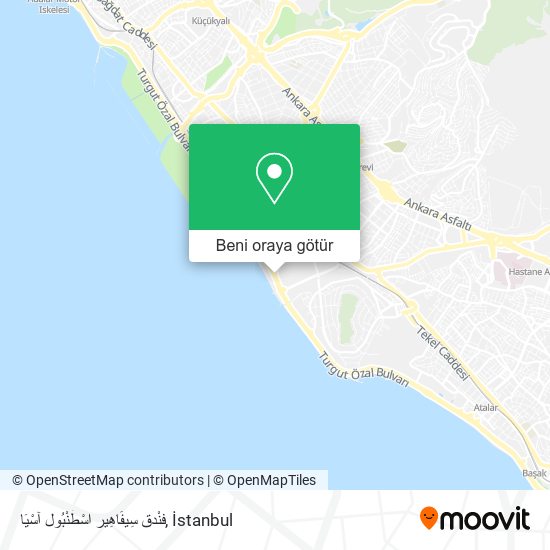 فنْدق سِيفَاهِير اسْطَنْبُول آسْيَا harita
