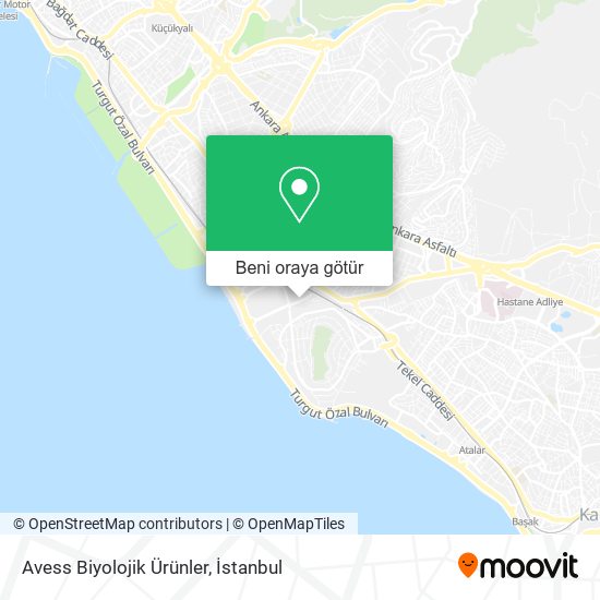 Avess Biyolojik Ürünler harita