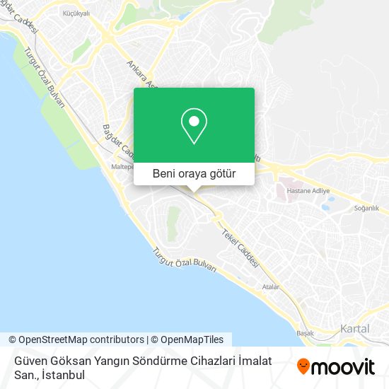Güven Göksan Yangın Söndürme Cihazlari İmalat San. harita