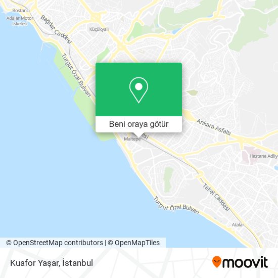 Kuafor Yaşar harita