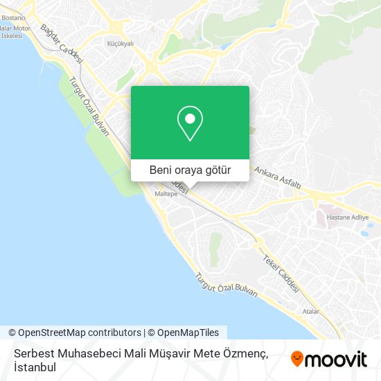 Serbest Muhasebeci Mali Müşavir Mete Özmenç harita