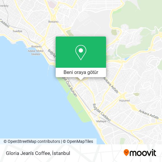 Gloria Jean's Coffee harita