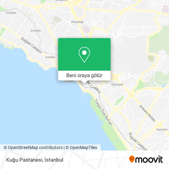 Kuğu Pastanesi harita