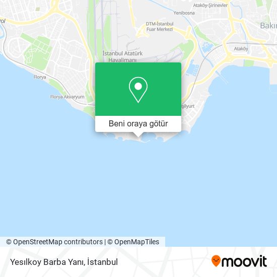 Yesılkoy Barba Yanı harita
