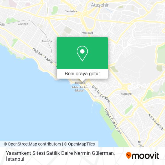 Yasamkent Sitesi Satilik Daire Nermin Gülerman harita