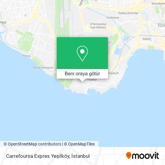 Carrefoursa Expres Yeşilköy harita