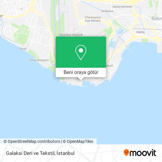 Galaksi Deri ve Tekstil harita