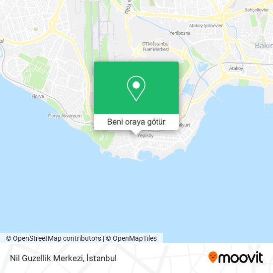 Nil Guzellik Merkezi harita