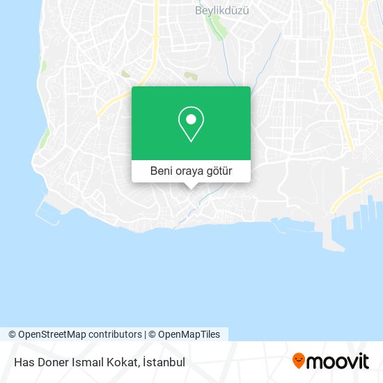 Has Doner Ismaıl Kokat harita