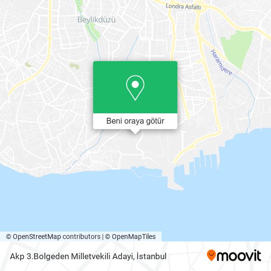 Akp 3.Bolgeden Milletvekili Adayi harita