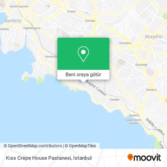 Kıss Crepe House Pastanesi harita