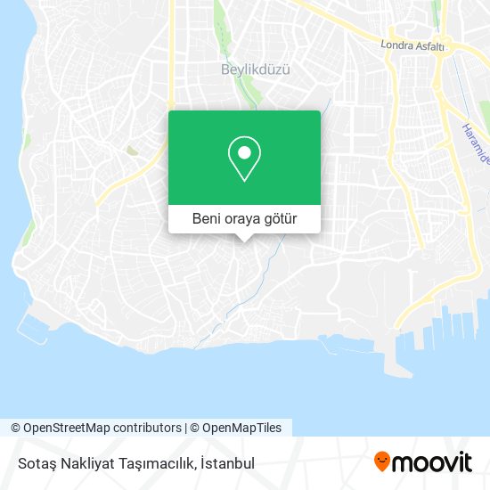 Sotaş Nakliyat Taşımacılık harita