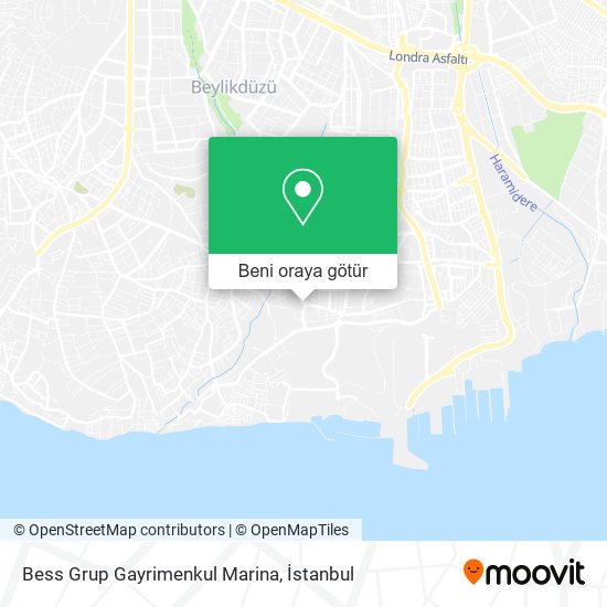 Bess Grup Gayrimenkul Marina harita
