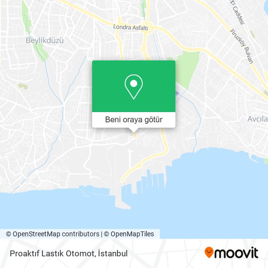 Proaktıf Lastık Otomot harita