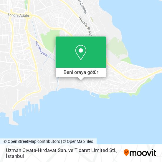 Uzman Cıvata-Hırdavat San. ve Ticaret Limited Şti. harita