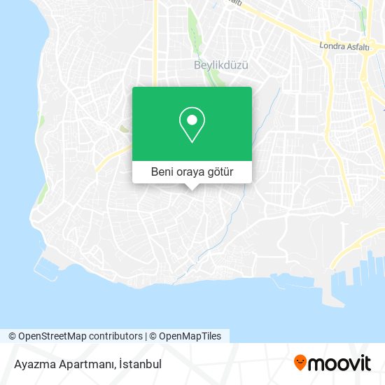 Ayazma Apartmanı harita