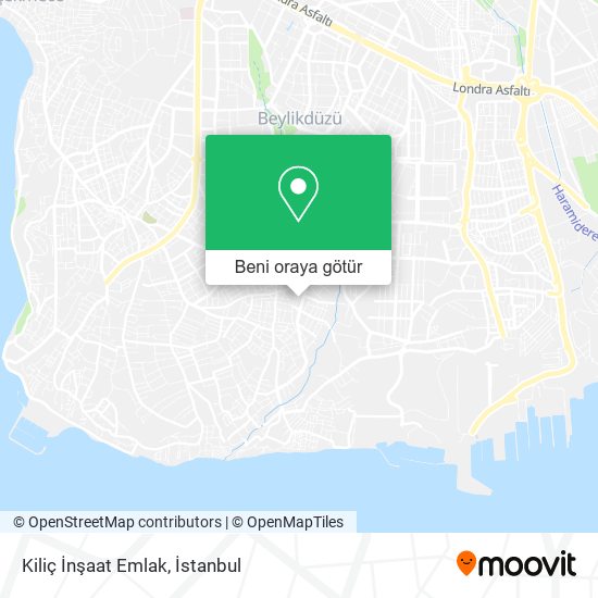 Kiliç İnşaat Emlak harita