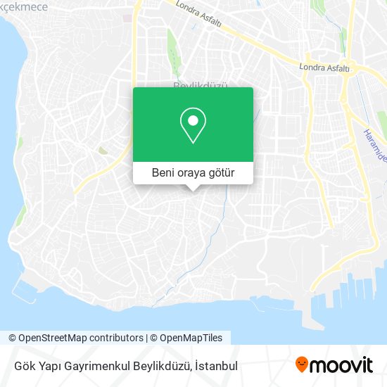 Gök Yapı Gayrimenkul Beylikdüzü harita