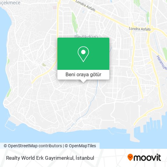 Realty World Erk Gayrimenkul harita
