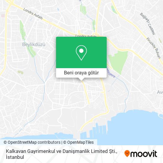 Kalkavan Gayrimenkul ve Danişmanlik Limited Şti. harita