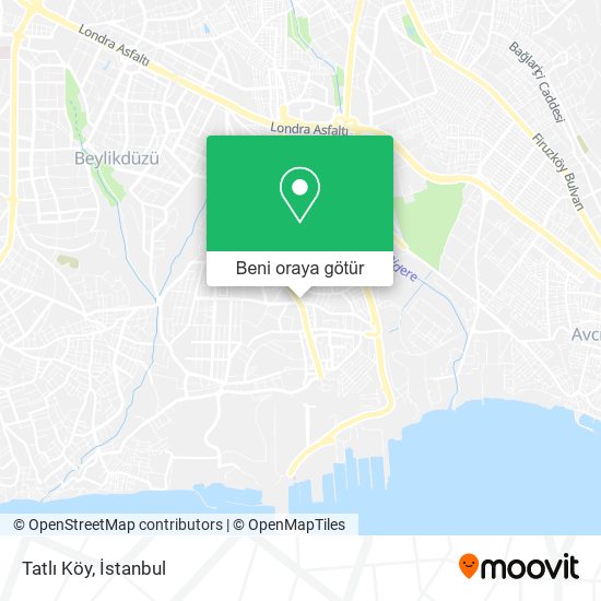 Tatlı Köy harita