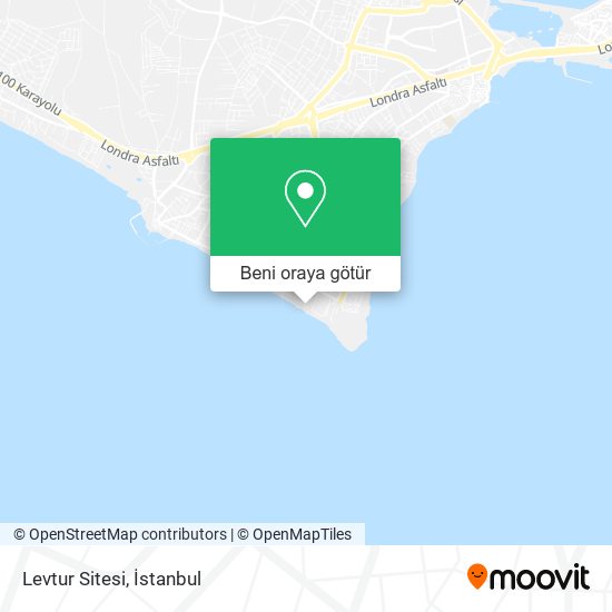 Levtur Sitesi harita