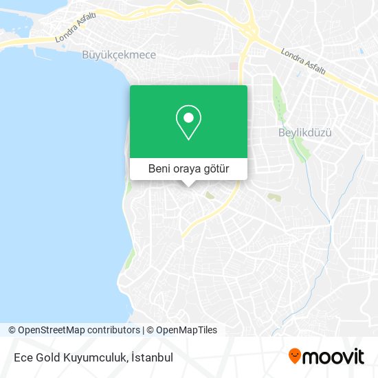 Ece Gold Kuyumculuk harita