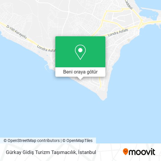 Gürkay Gidiş Turizm Taşımacılık harita