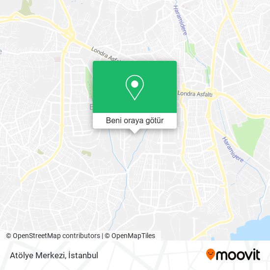 Atölye Merkezi harita